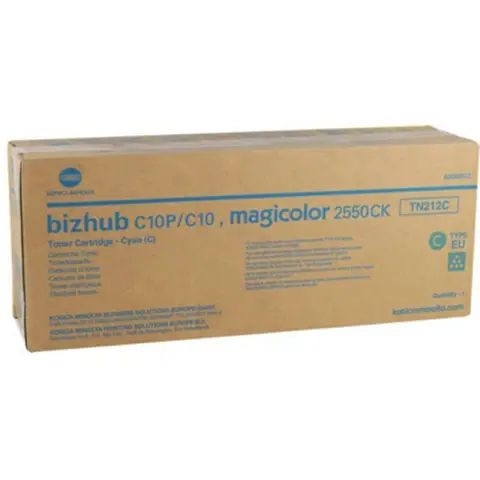 Toner Konica Minolta TN212C / A00W372  Cyan do drukarek (Oryginalny)